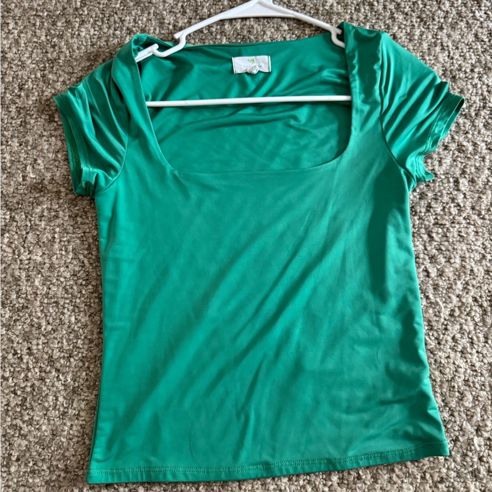 Green Women's Top